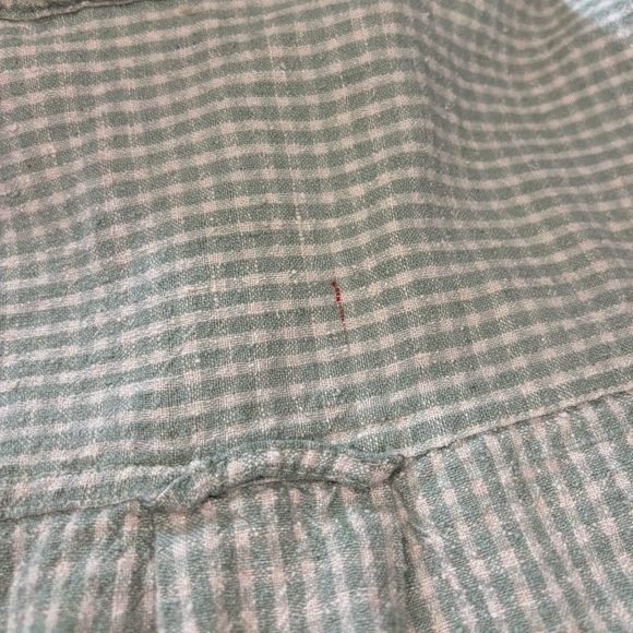 Silk Exchange Green Plaid Flannel Tank Top - Picture 5 of 5